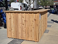 Cedar Backyard Bar L Shape Cedar Backyard Bar L Shape