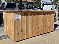 Cedar Backyard Bar L Shape Cedar Backyard Bar L Shape