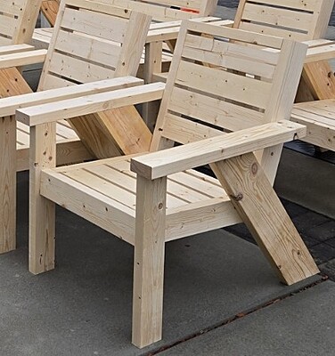 Chunky Modern Outdoor Chair